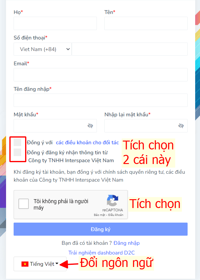 Đăng ký tài khoản AccessTrade